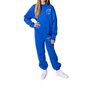 NEW THEME jessi low key jogger in blue